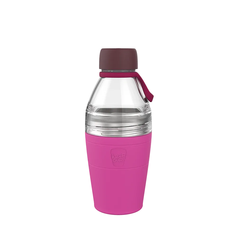 Helix Bottle Clear Top - 18oz | Fuchsia