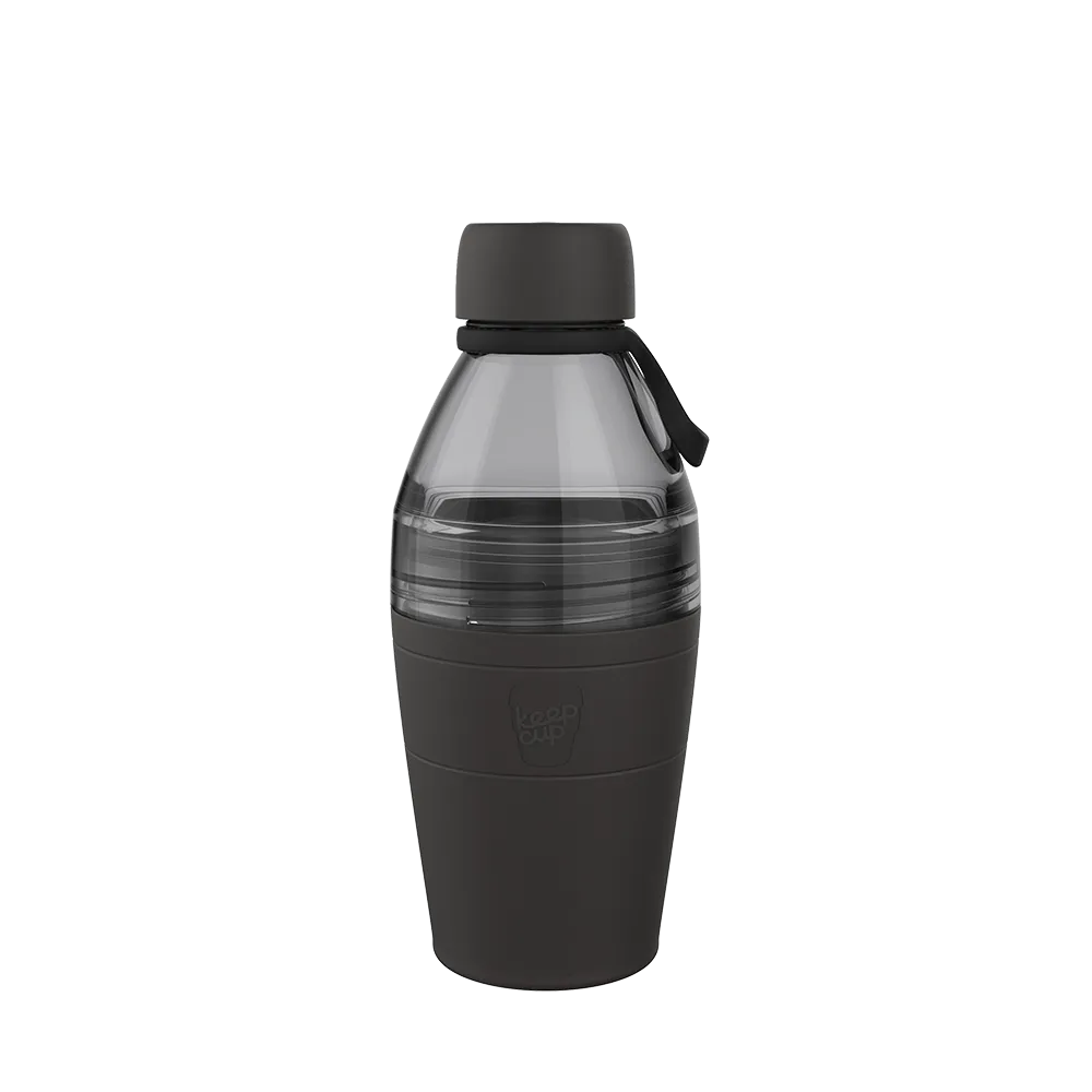 Helix Bottle Clear Top - 18oz | Black
