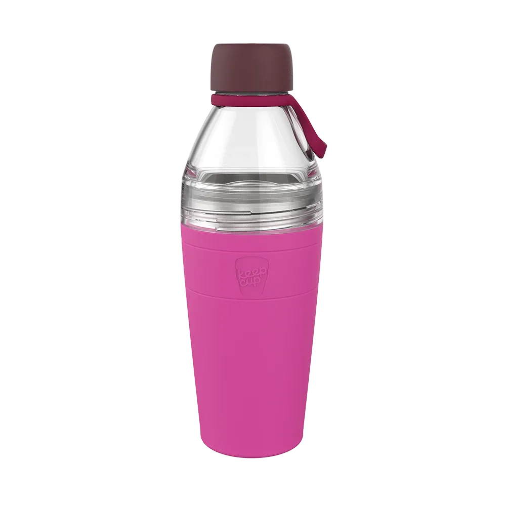 Helix Bottle Clear Top - 22oz | Fuchsia