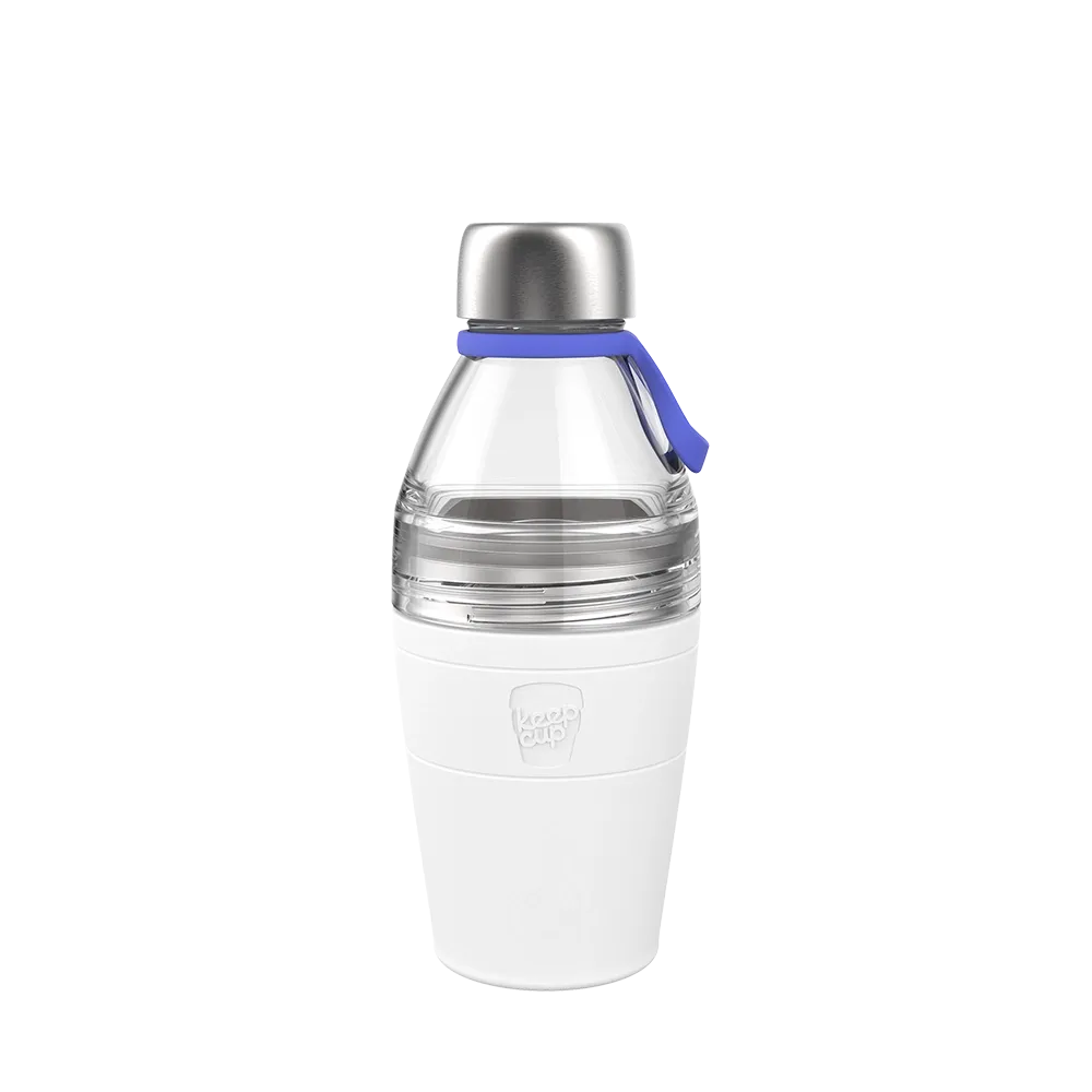 Helix Bottle Clear Top - 18oz | White