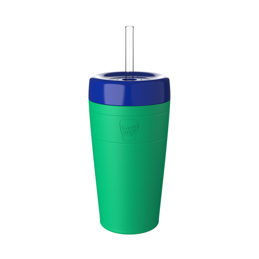 Commuter Cold Cup - L 16oz | Emerald Electric Blue