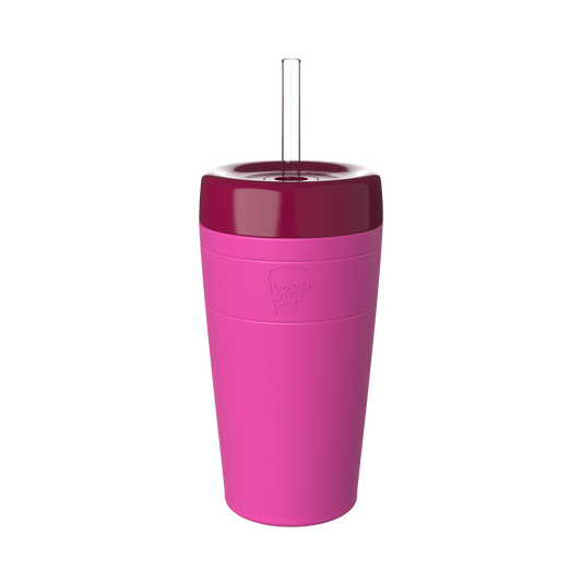 Commuter Cold Cup - L 16oz | Fuchsia Burgundy