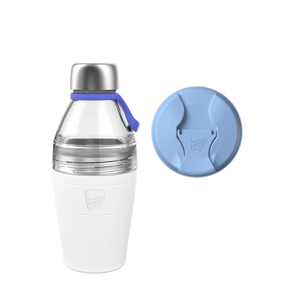 Commuter Bundle - M 18oz | Orchid with Clear Bottle Lid
