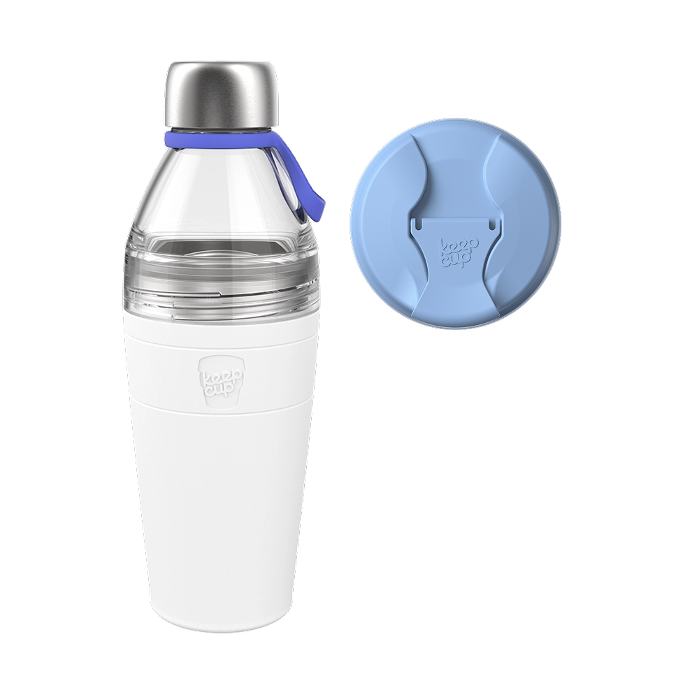 Commuter Bundle - L 22oz | Orchid with Clear Bottle Lid